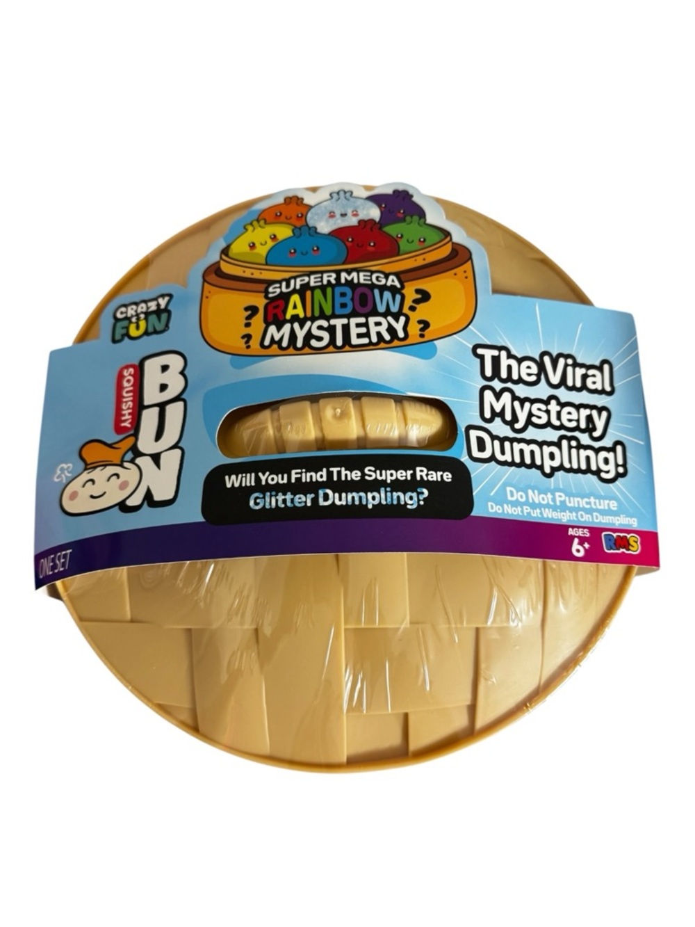 Mega Rare Rainbow Glitter Mystery Dumpling Blind Box Figure Sealed New